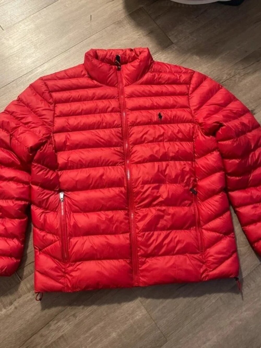 Polo Ralph Lauren Menβs Quilted Puffer Jacket Red β L